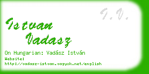 istvan vadasz business card